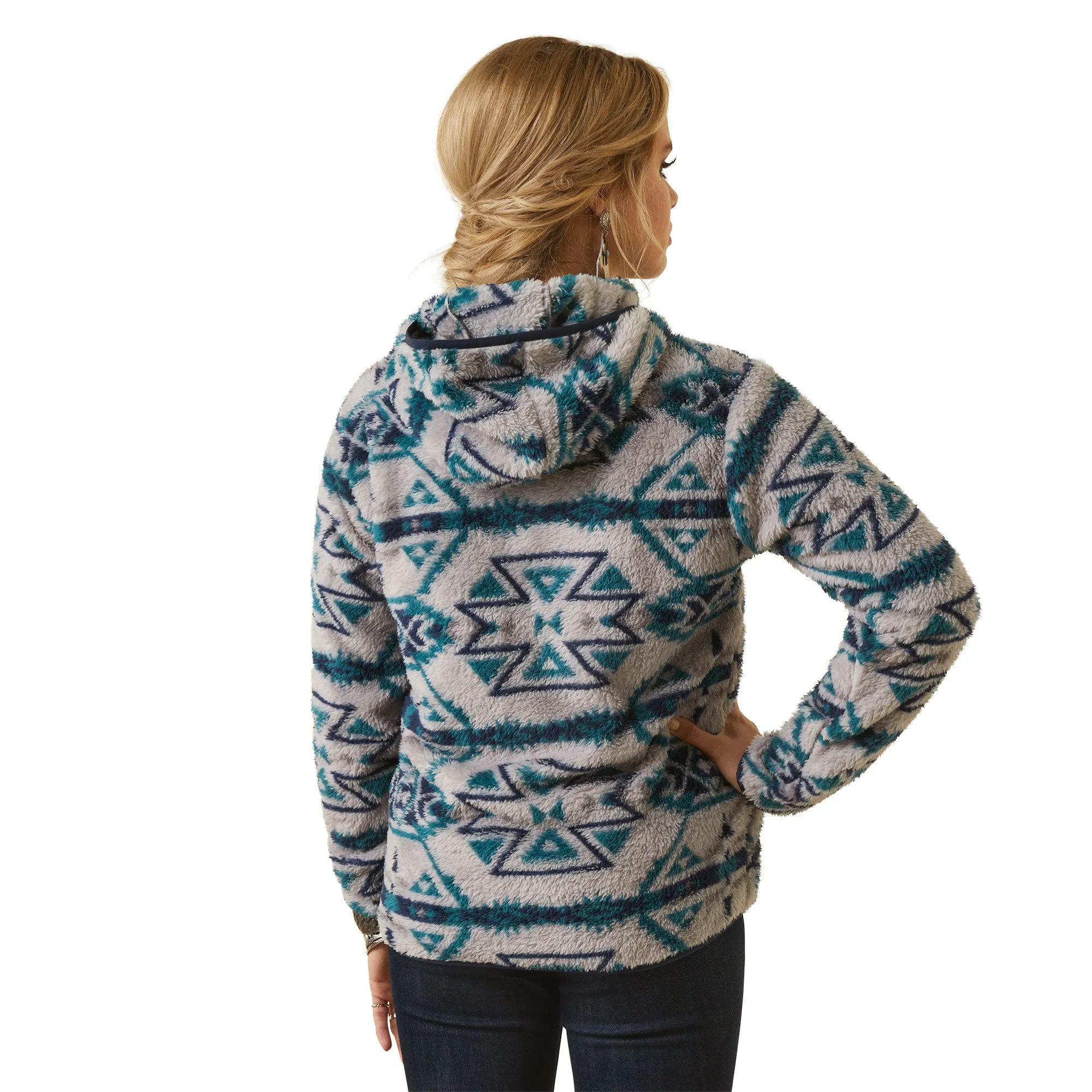 Ariat Ladies R.E.A.L™ Berber Aztec Rocky Mountain Pullover 10046134