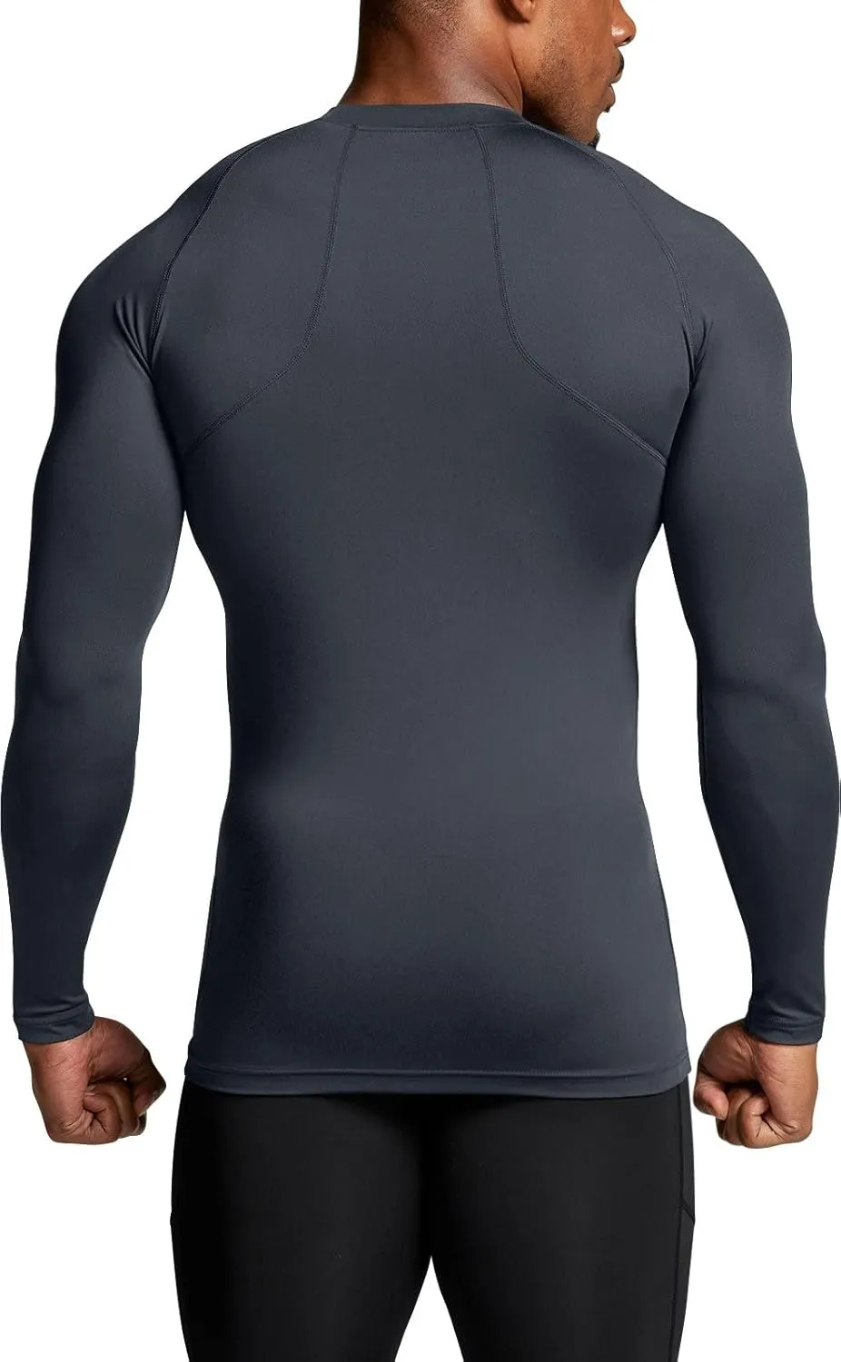 ATHLIO Men's UPF 50  Long Sleeve Compression Shirts, Water Sports Rash Guard Base Layer, Athletic Workout Shirt