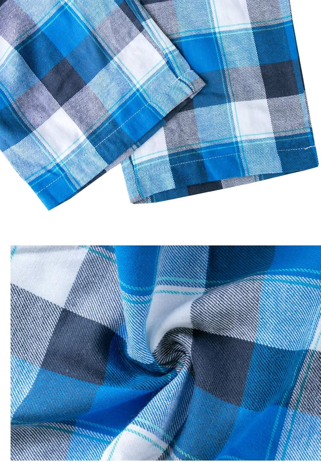 Big Boys Young Cotton Plaid Lounge Pants Sleepwear Bottoms 8 10 12 14 16