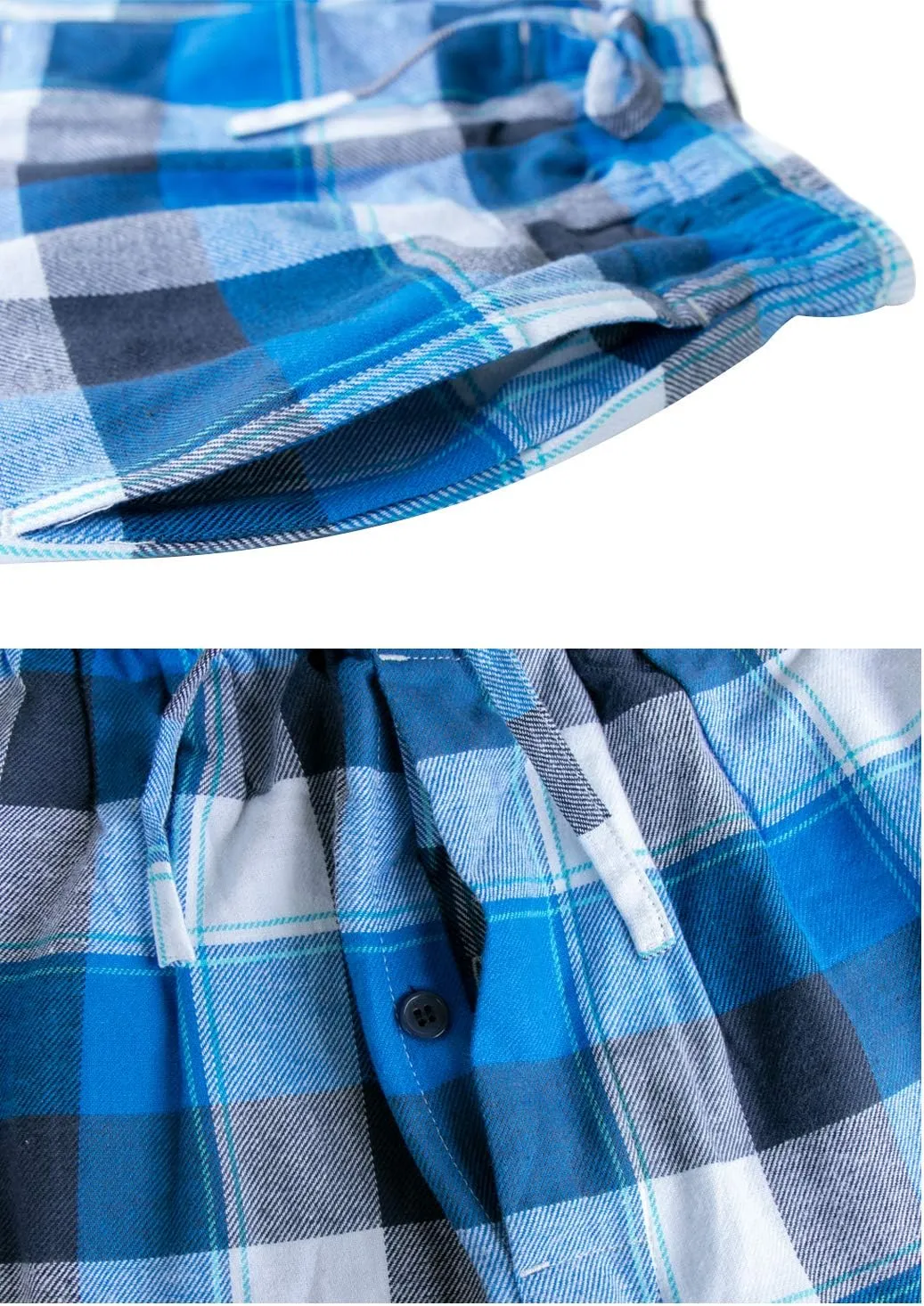 Big Boys Young Cotton Plaid Lounge Pants Sleepwear Bottoms 8 10 12 14 16