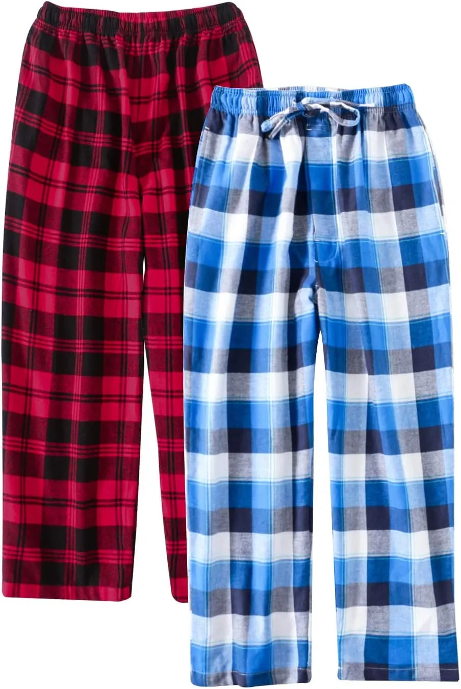 Big Boys Young Cotton Plaid Lounge Pants Sleepwear Bottoms 8 10 12 14 16