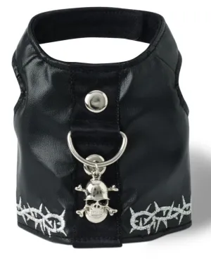 Biker Vest Dog Harness for Smaller Breeds