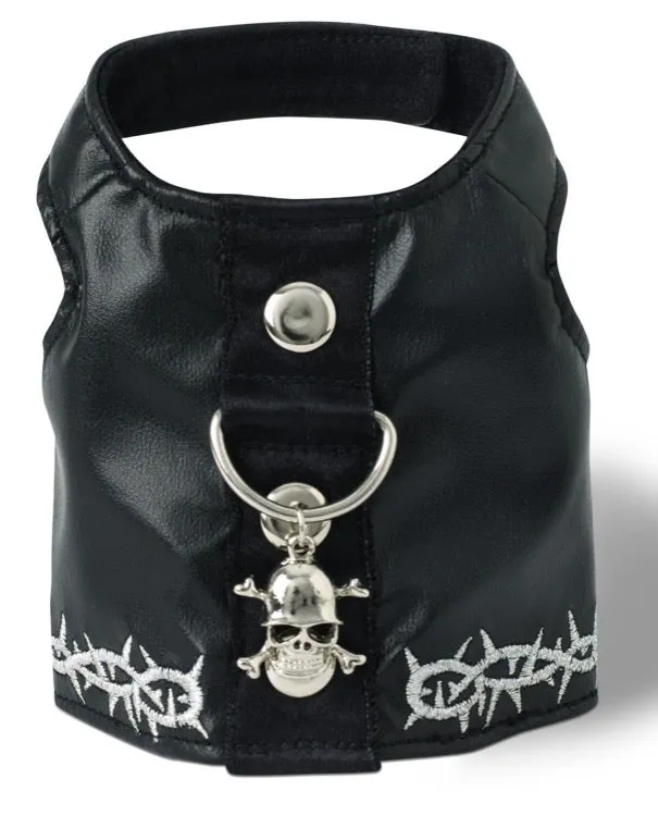 Biker Vest Dog Harness for Smaller Breeds
