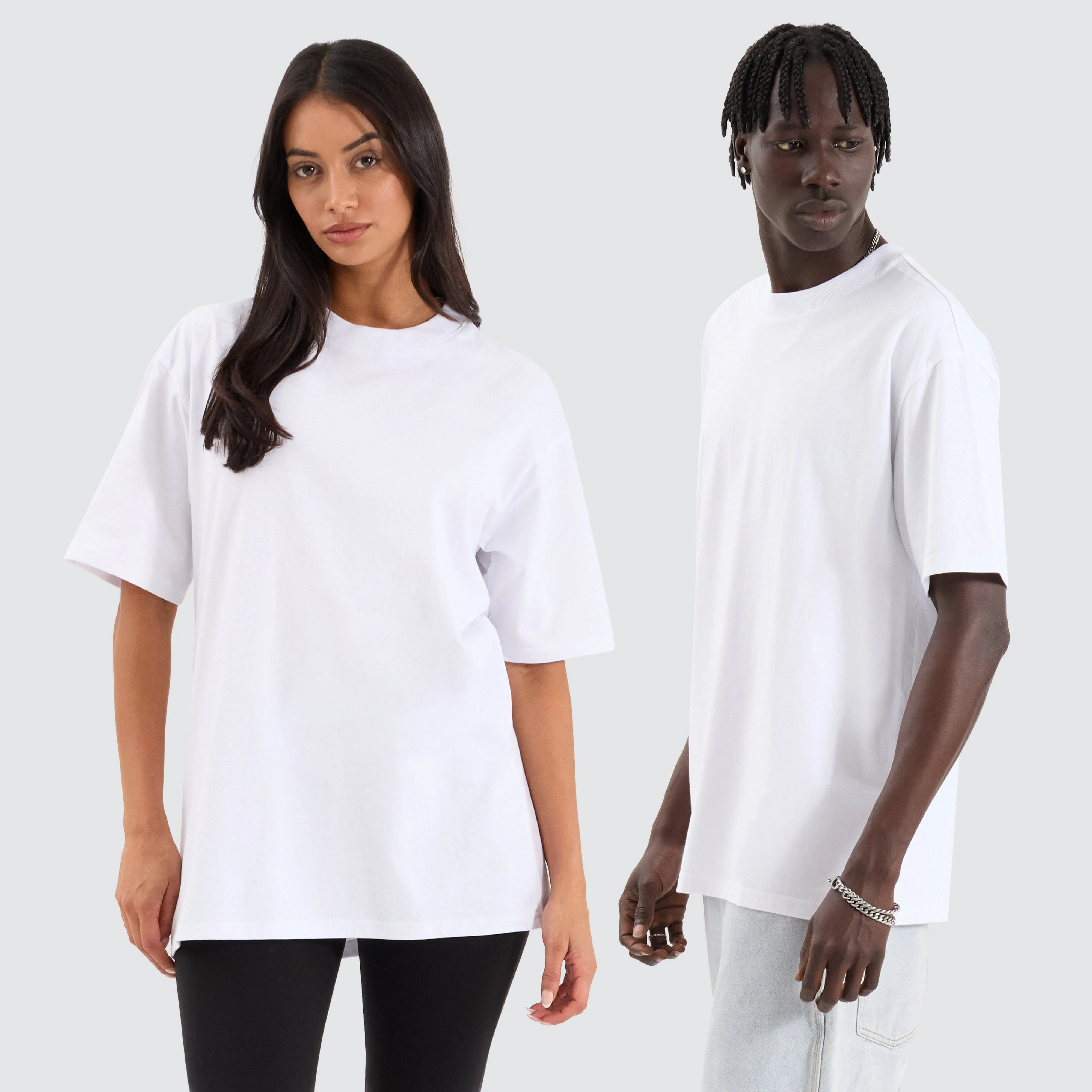Brooks Heavy Box Fit Tee Optical White