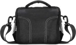 Camera Bag Compatible for Nikon, Canon, Sony SLR/DSLR Mirrorless Cameras and Lenses Waterproof(Black)
