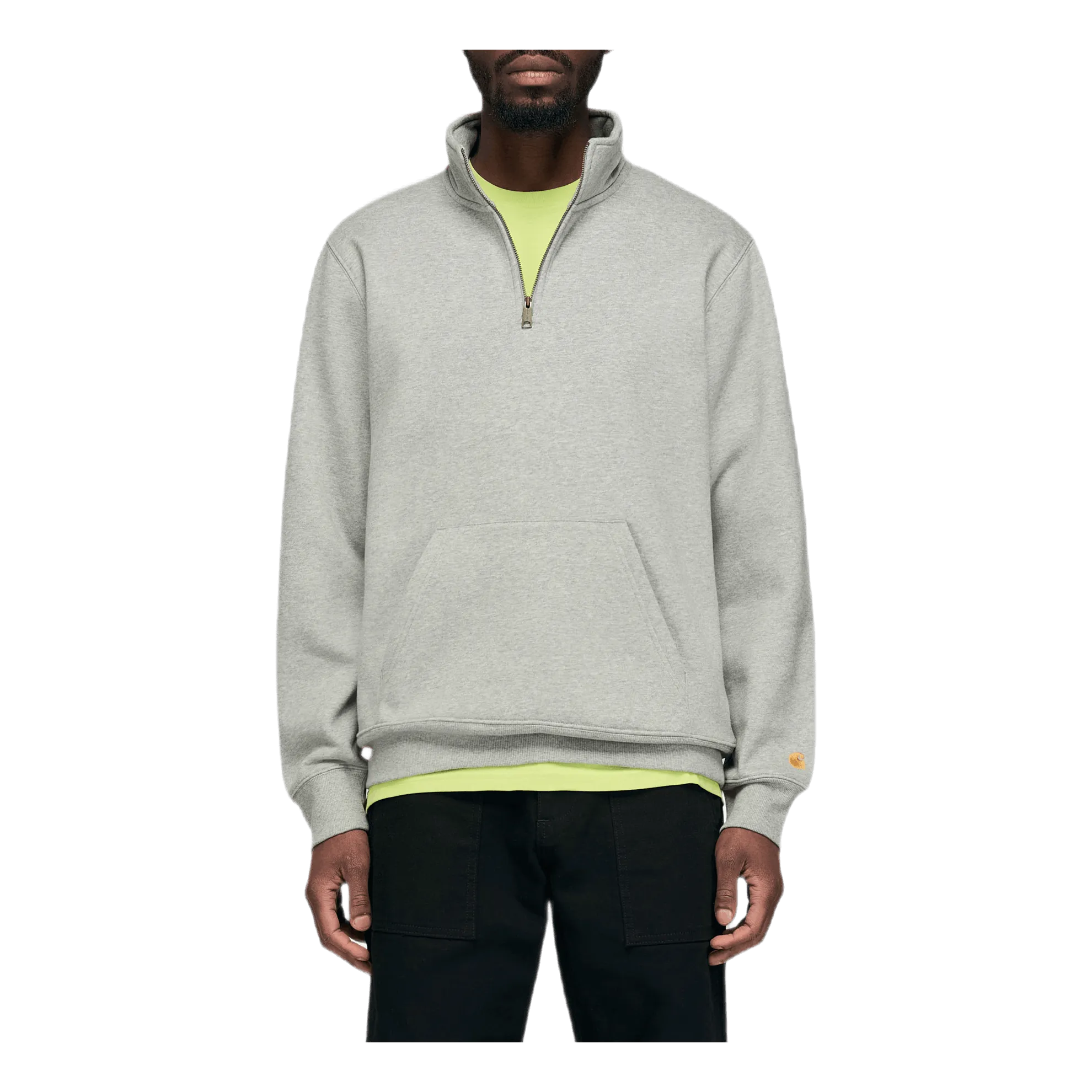 Chase Neck Zip Sweatshirt Gray