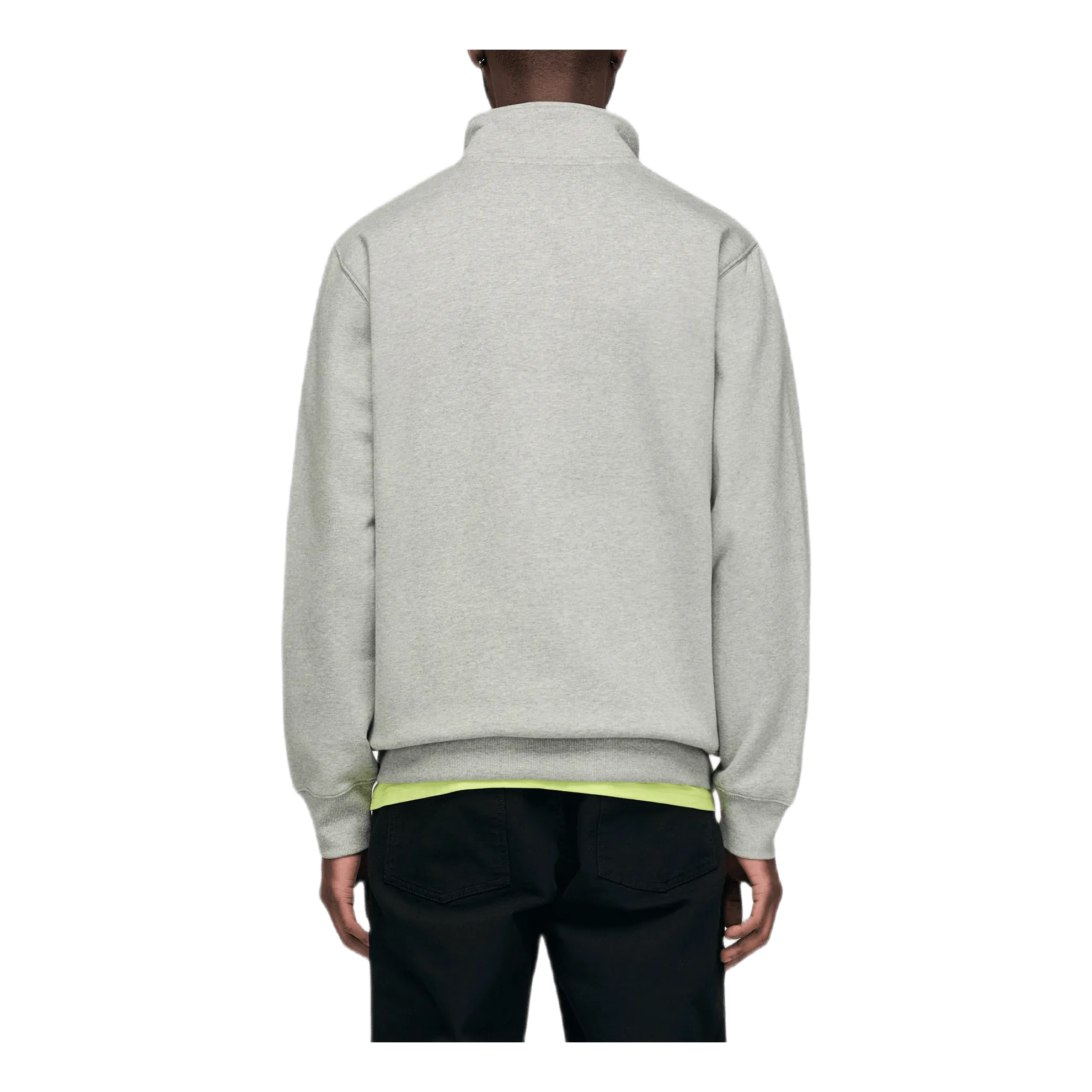 Chase Neck Zip Sweatshirt Gray