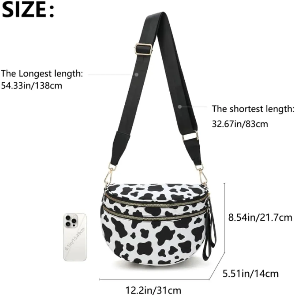 Checkered Sling Backpack Women Fanny Packs Crossbody Bags Bum Bag Cute Cross Body Hobo Shoulder Sport Wallet Purses 2025