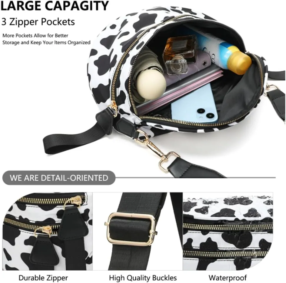 Checkered Sling Backpack Women Fanny Packs Crossbody Bags Bum Bag Cute Cross Body Hobo Shoulder Sport Wallet Purses 2025