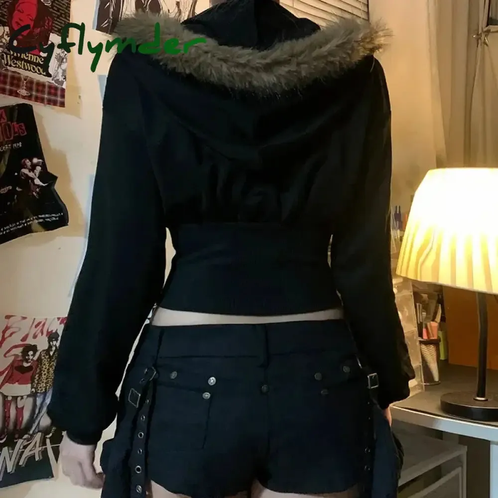 Cyflymder comfy outfits winter Jackets Casual Turn-Down Collar Long Sleeve Coats Dark Solid Zipper Pockets Women Autumn Winter Fashion Streetwear