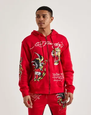 Ed Hardy Eagle Tiger Full-Zip Hoodie