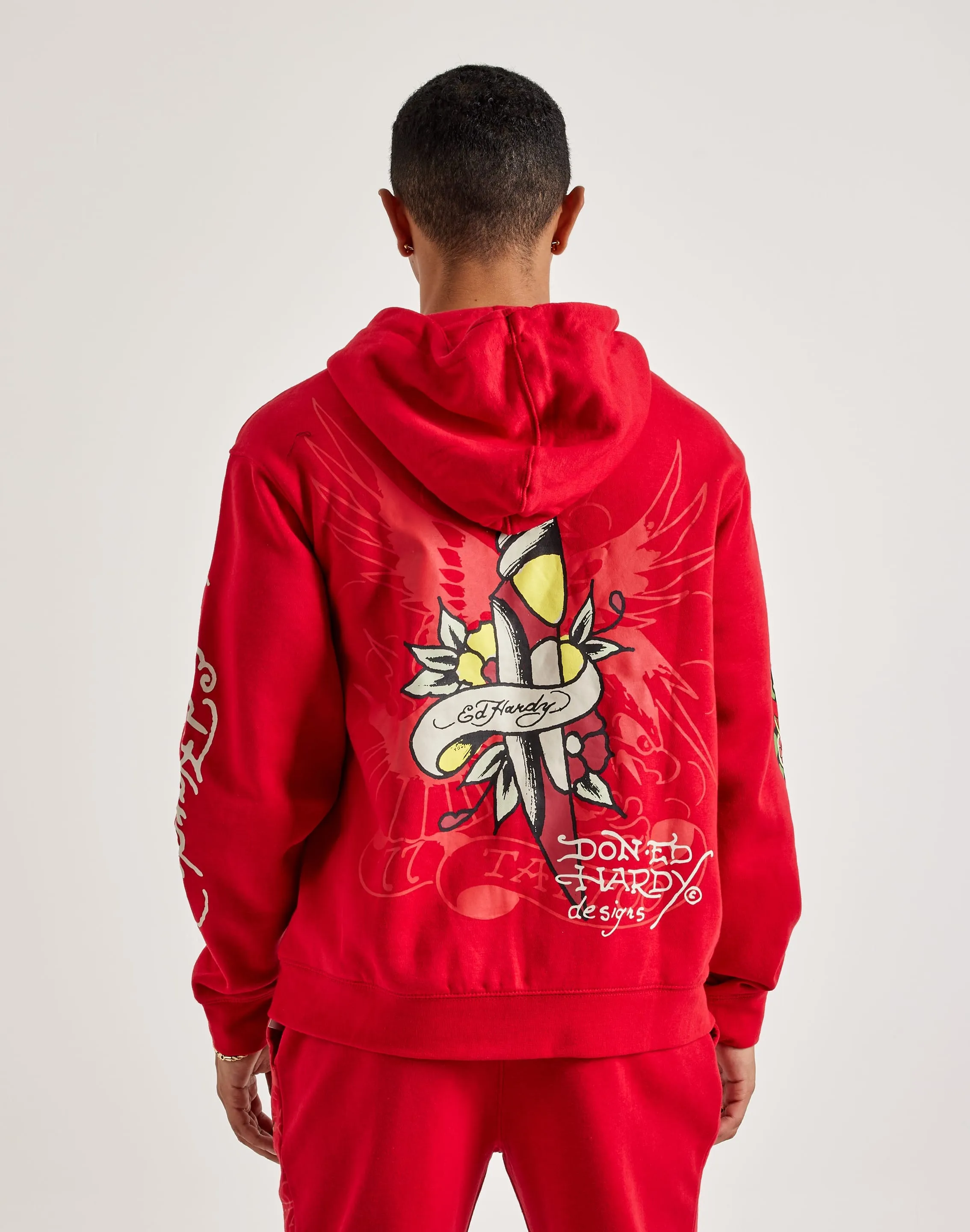 Ed Hardy Eagle Tiger Full-Zip Hoodie