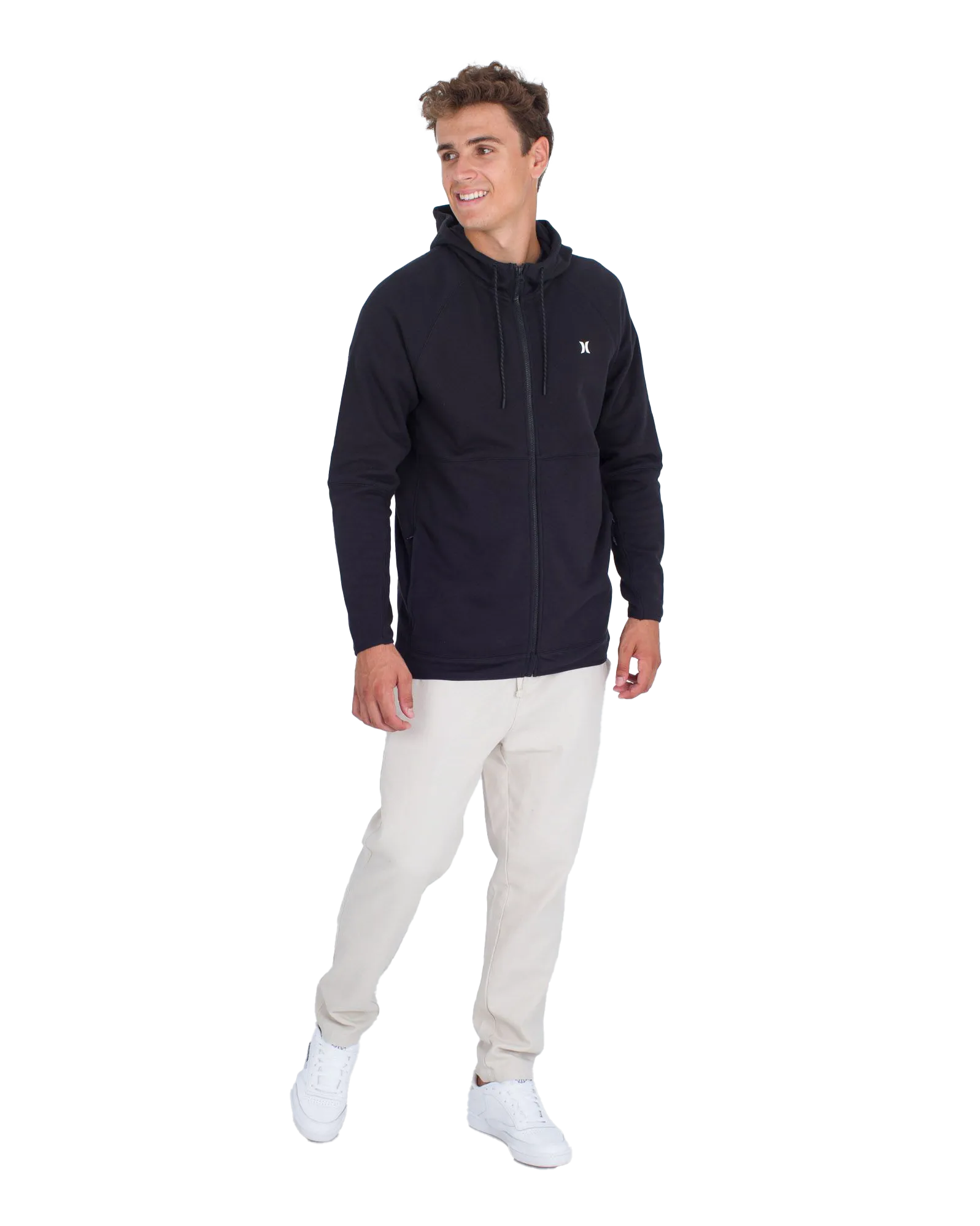 Explore Zip Hoodie in Black