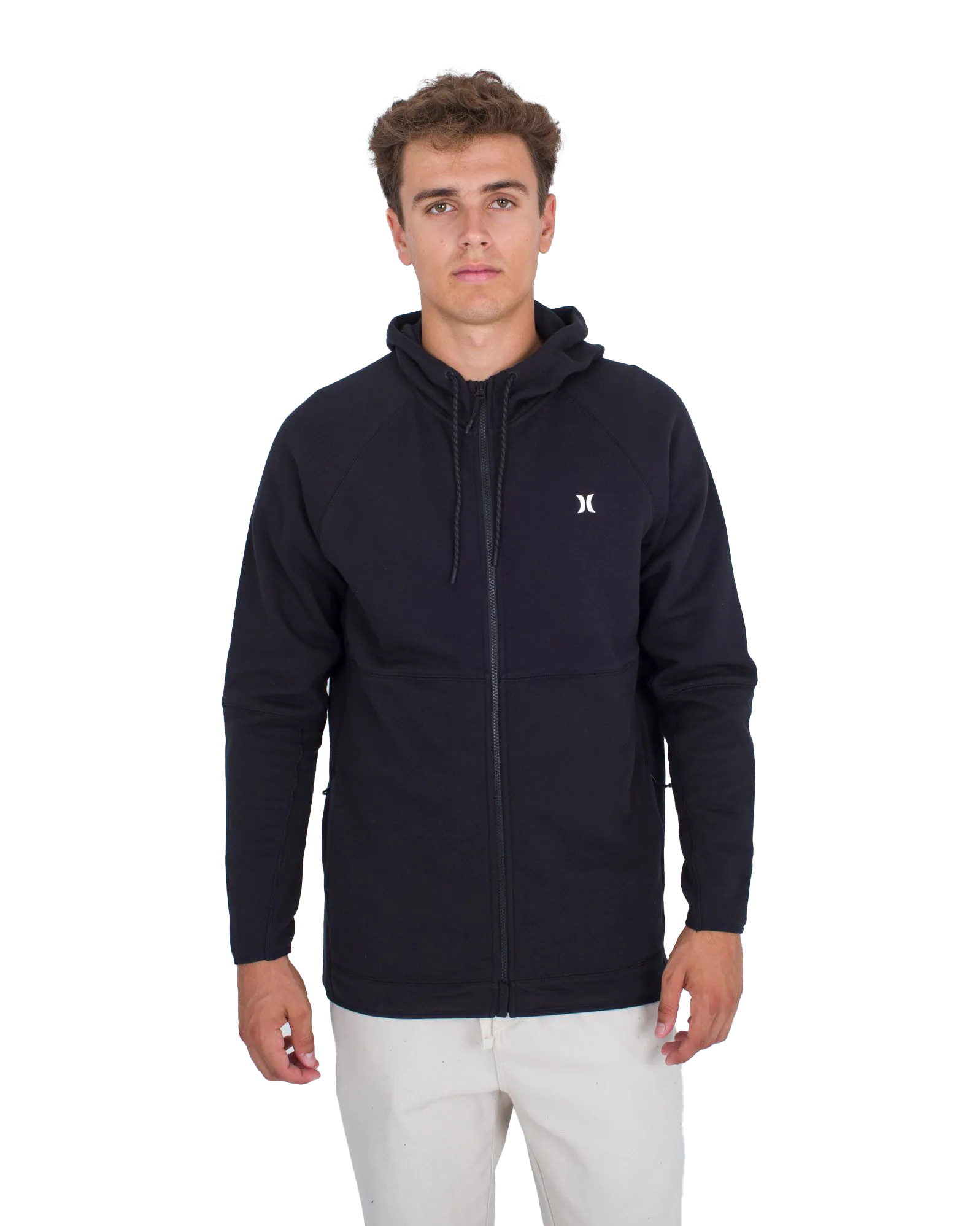 Explore Zip Hoodie in Black