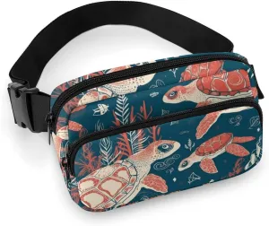 Fanny Packs for Women Men,Animal Patterns Printed Water Resistant Belt Bag,Cross Body Small Fanny Pack with Adjustable Straps,Waist Bag for Traveling Running Sports Casual