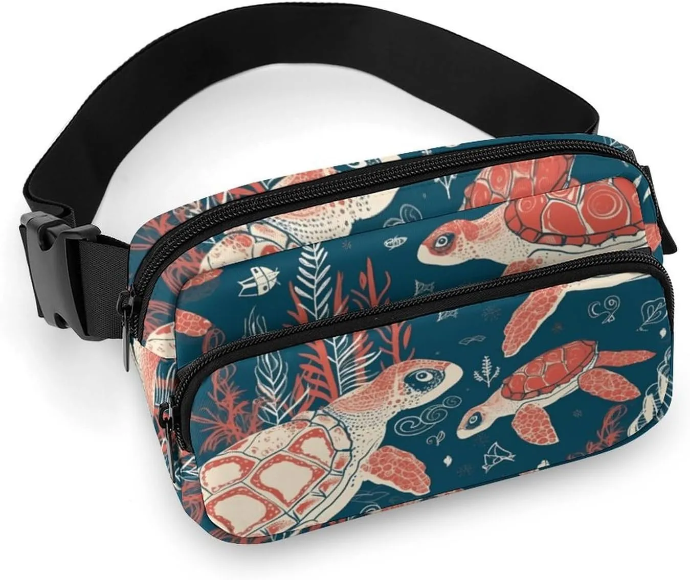 Fanny Packs for Women Men,Animal Patterns Printed Water Resistant Belt Bag,Cross Body Small Fanny Pack with Adjustable Straps,Waist Bag for Traveling Running Sports Casual