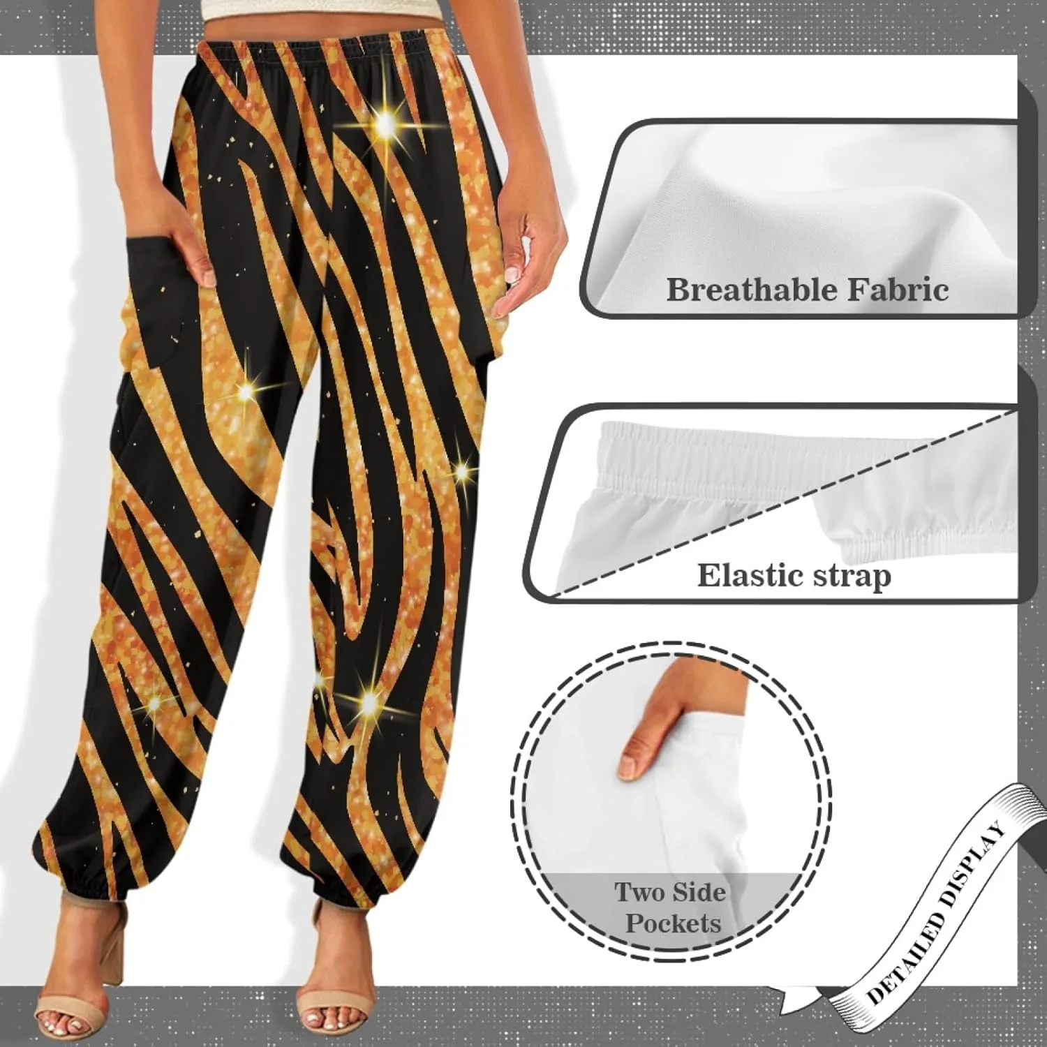 Forchrinse Red Galaxy Nebula Harem Pants for Women High Wiasted Flowy Yoga Jogger Loose Comfy Palazzo Pants Plus Size
