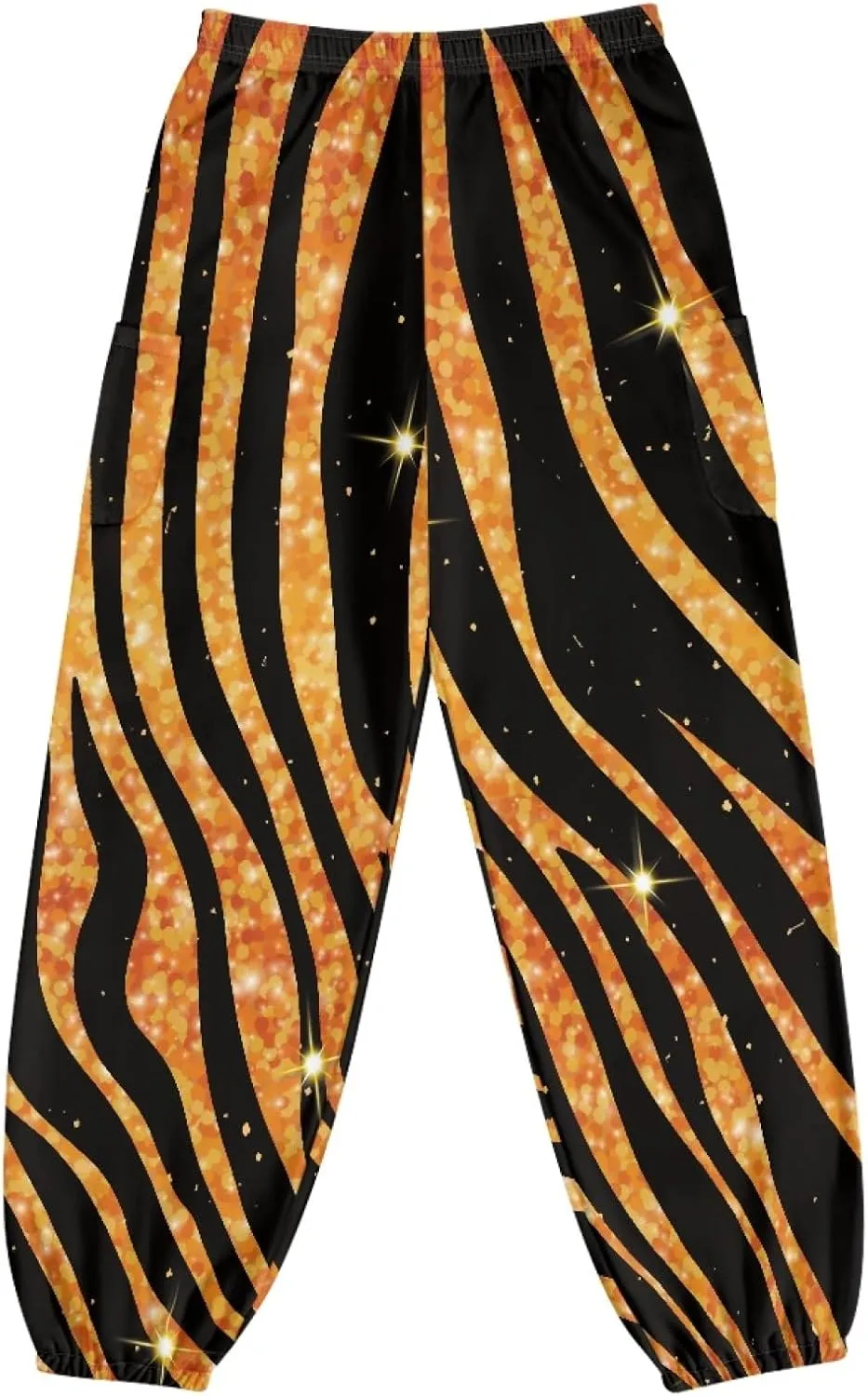 Forchrinse Red Galaxy Nebula Harem Pants for Women High Wiasted Flowy Yoga Jogger Loose Comfy Palazzo Pants Plus Size