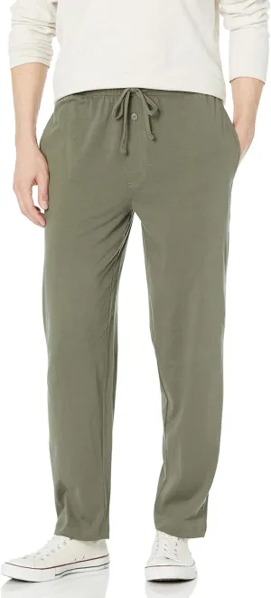 Fruit of the Loom Men's Extended Sizes Jersey Knit Sleep Pajama Lounge Pant (1 & 2 Packs)