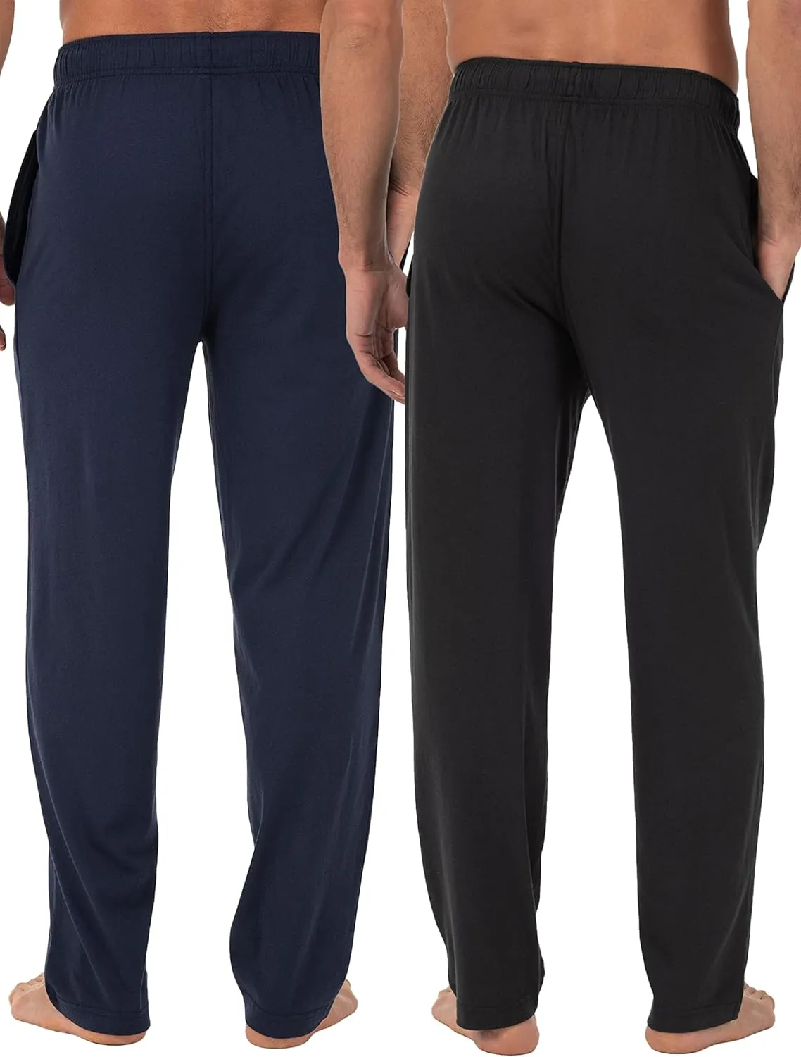 Fruit of the Loom Men's Extended Sizes Jersey Knit Sleep Pajama Lounge Pant (1 & 2 Packs)