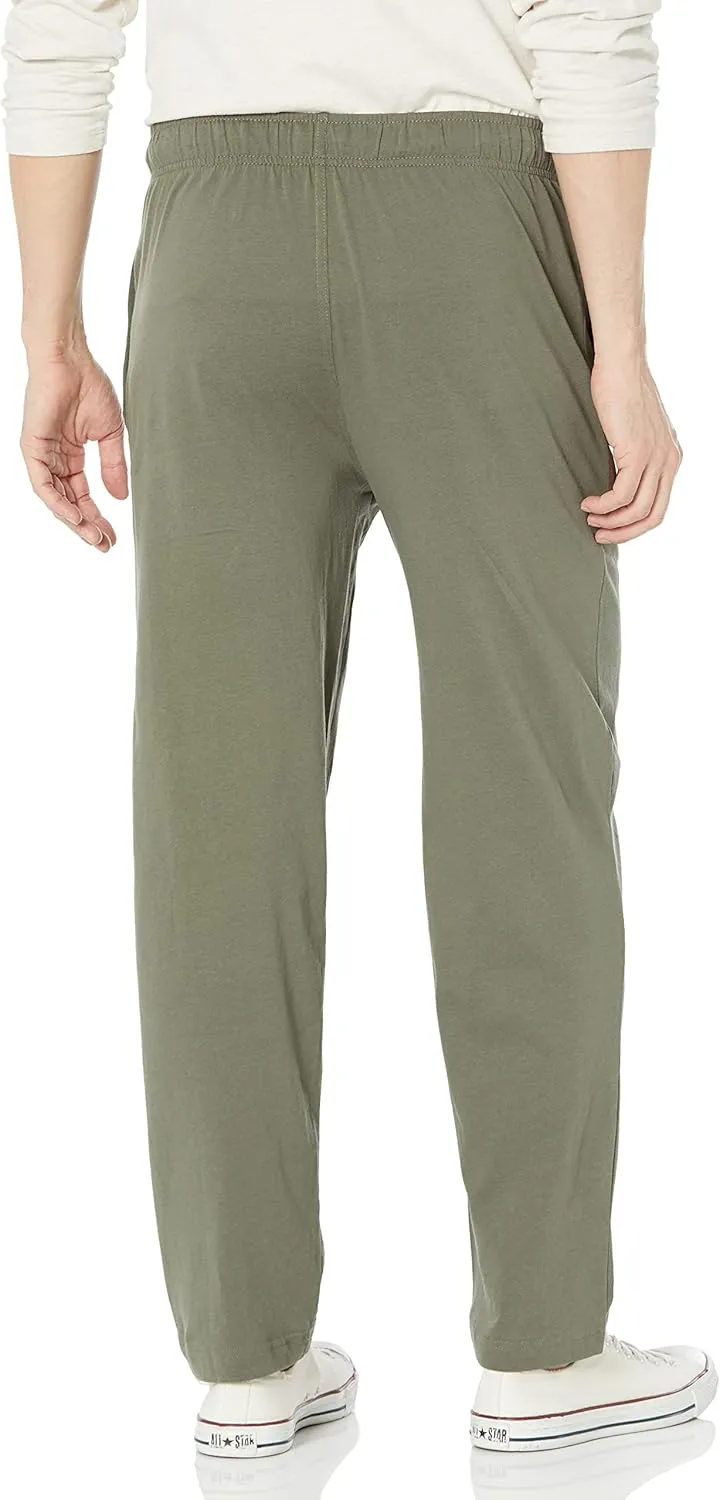Fruit of the Loom Men's Extended Sizes Jersey Knit Sleep Pajama Lounge Pant (1 & 2 Packs)
