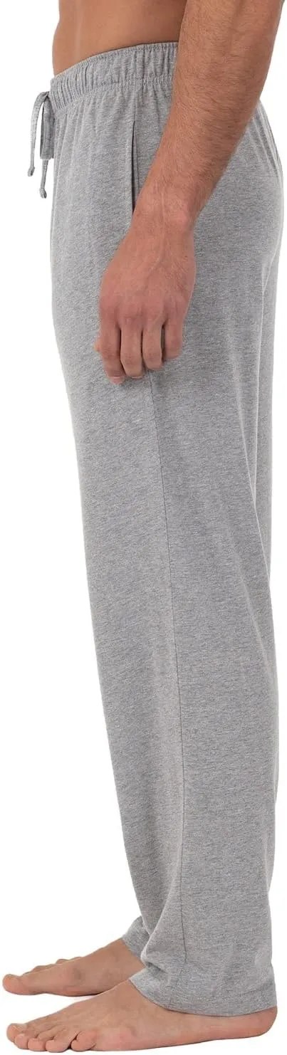 Fruit of the Loom Men's Extended Sizes Jersey Knit Sleep Pajama Lounge Pant (1 & 2 Packs)