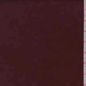 Heather Maroon Sweater Jersey Knit Fabric