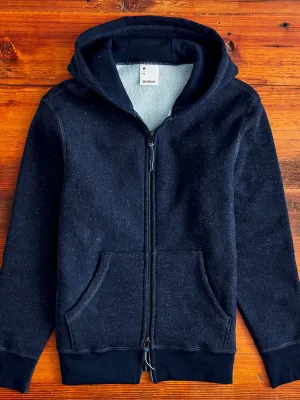 Heavyweight Zip Hoodie in Indigo