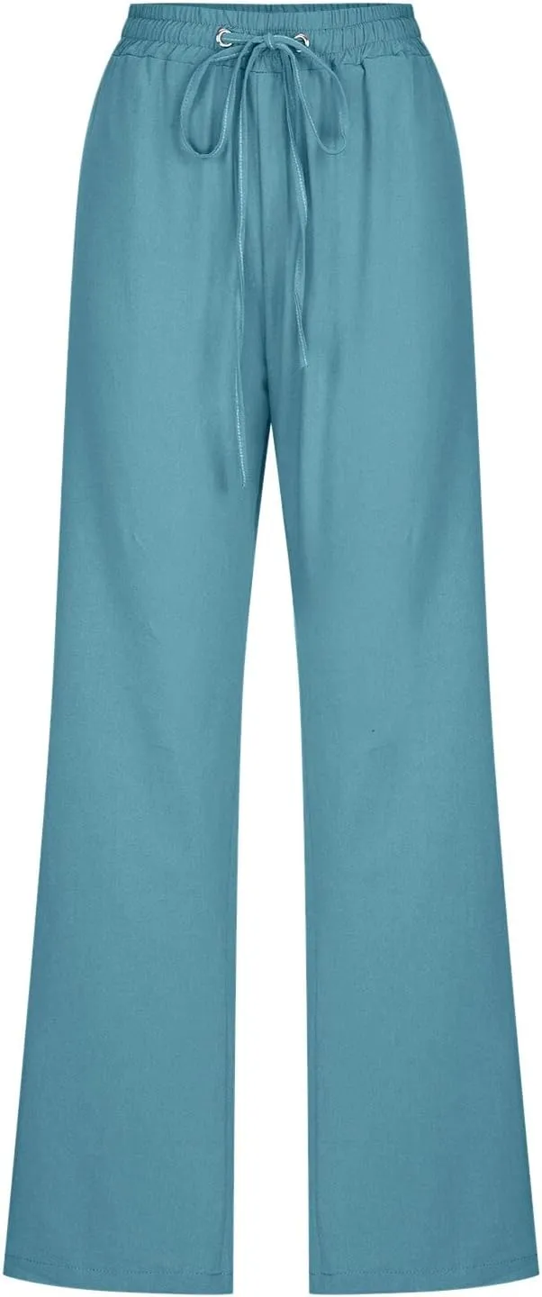High Waisted Work Pants for Women Winter Elegantes Work Thermal with Pockets High Waisted Straight Leg