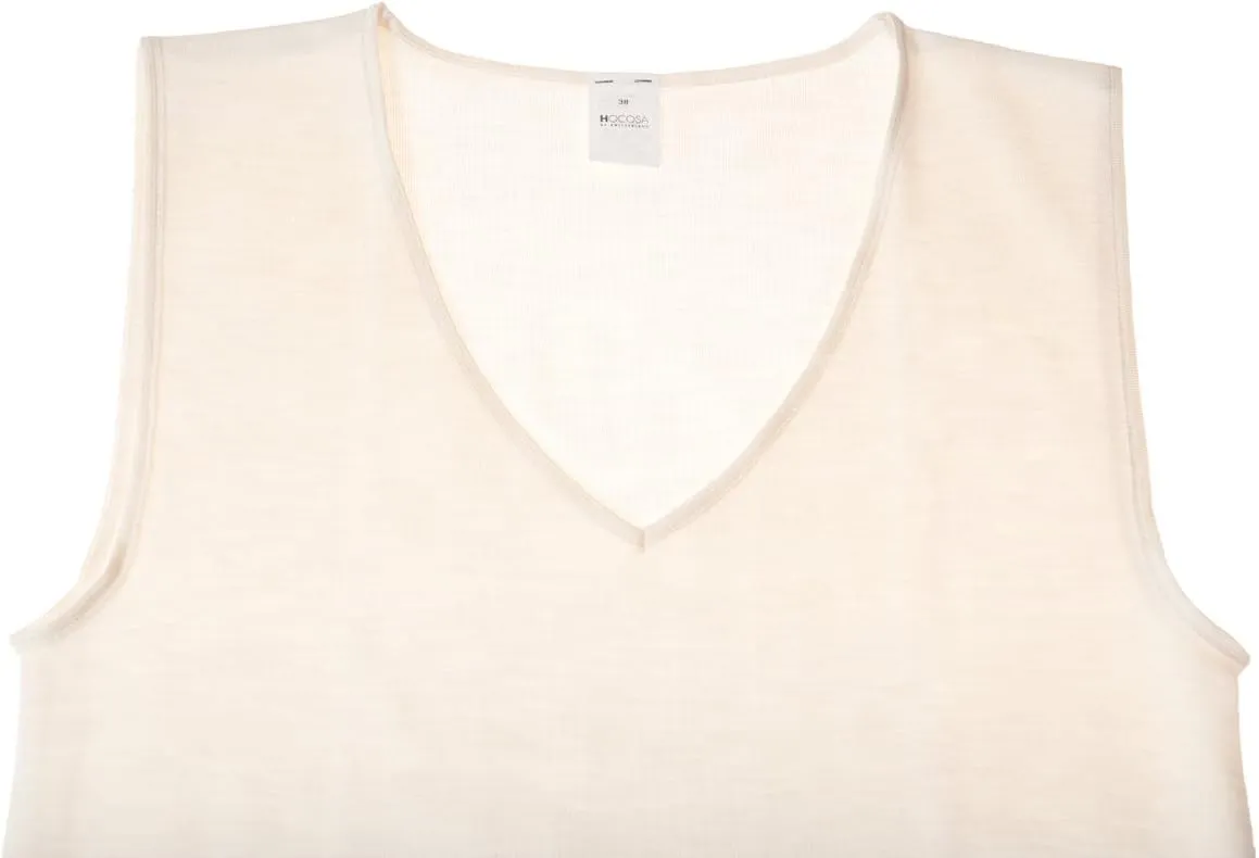 HOCOSA Organic Merino Wool Sleeveless Undershirt for Women