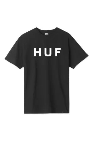 HUF OG LOGO TEE - BLACK