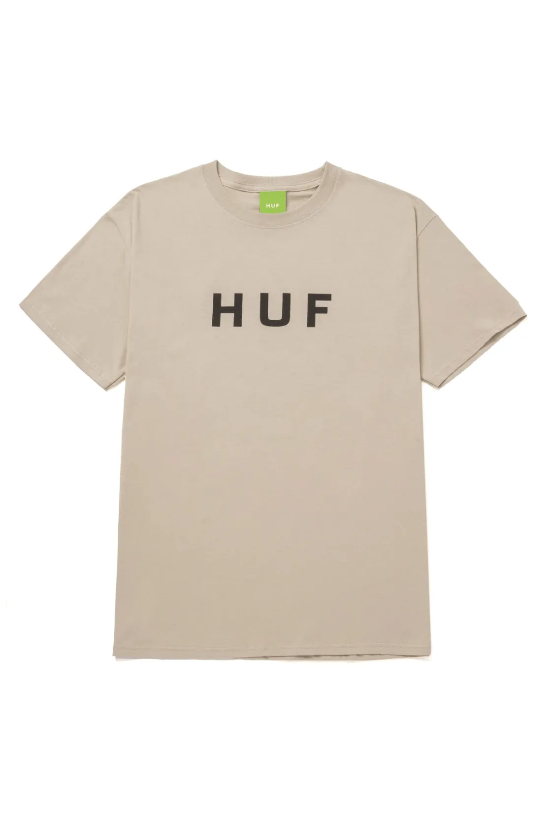 HUF OG LOGO TEE - SAND