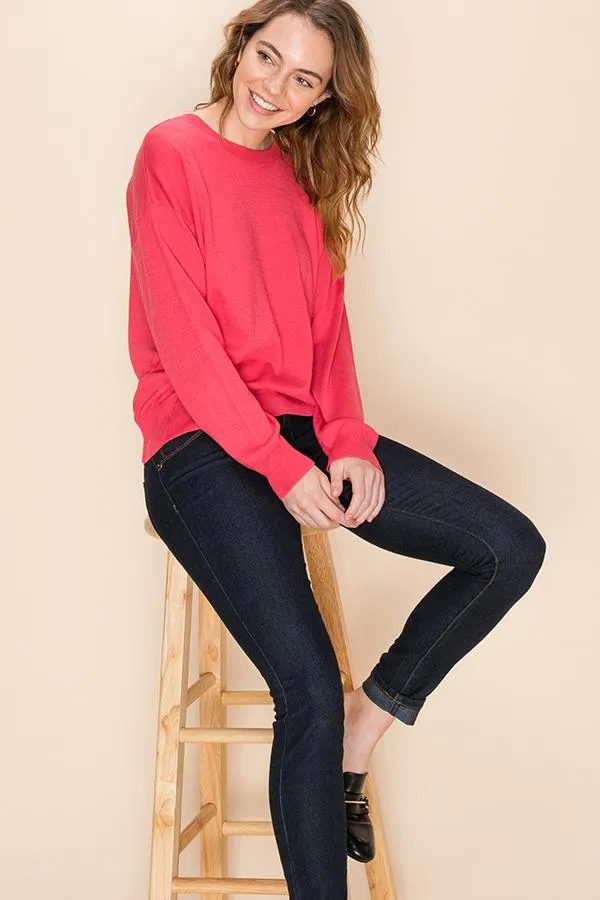 Hyfve Cashmere Blend Crew Neck Sweaters- 2 Colors