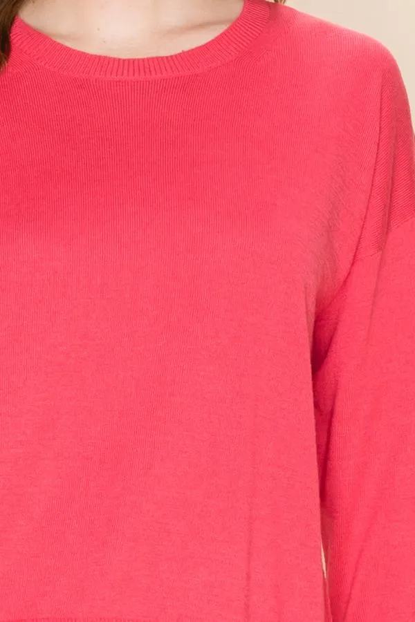Hyfve Cashmere Blend Crew Neck Sweaters- 2 Colors