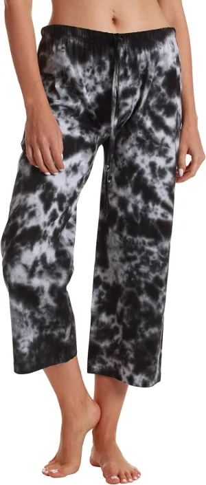 Just Love Women Tie Dye Pajama Capri Pants