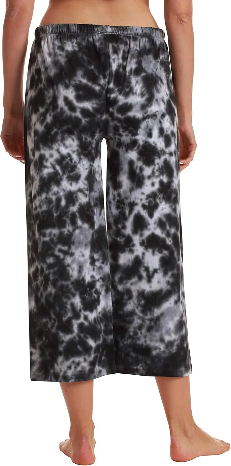 Just Love Women Tie Dye Pajama Capri Pants