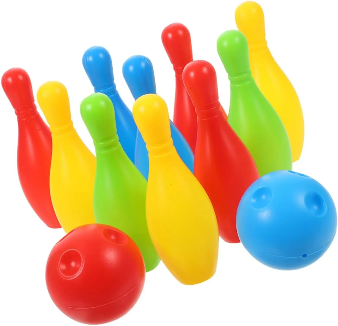Kisangel 1 Set Bowling Indoor Bowling for Safe and Reliable Educational Playset for Home and Kindergarten Encourages Family Bonding and Teamwork Activities