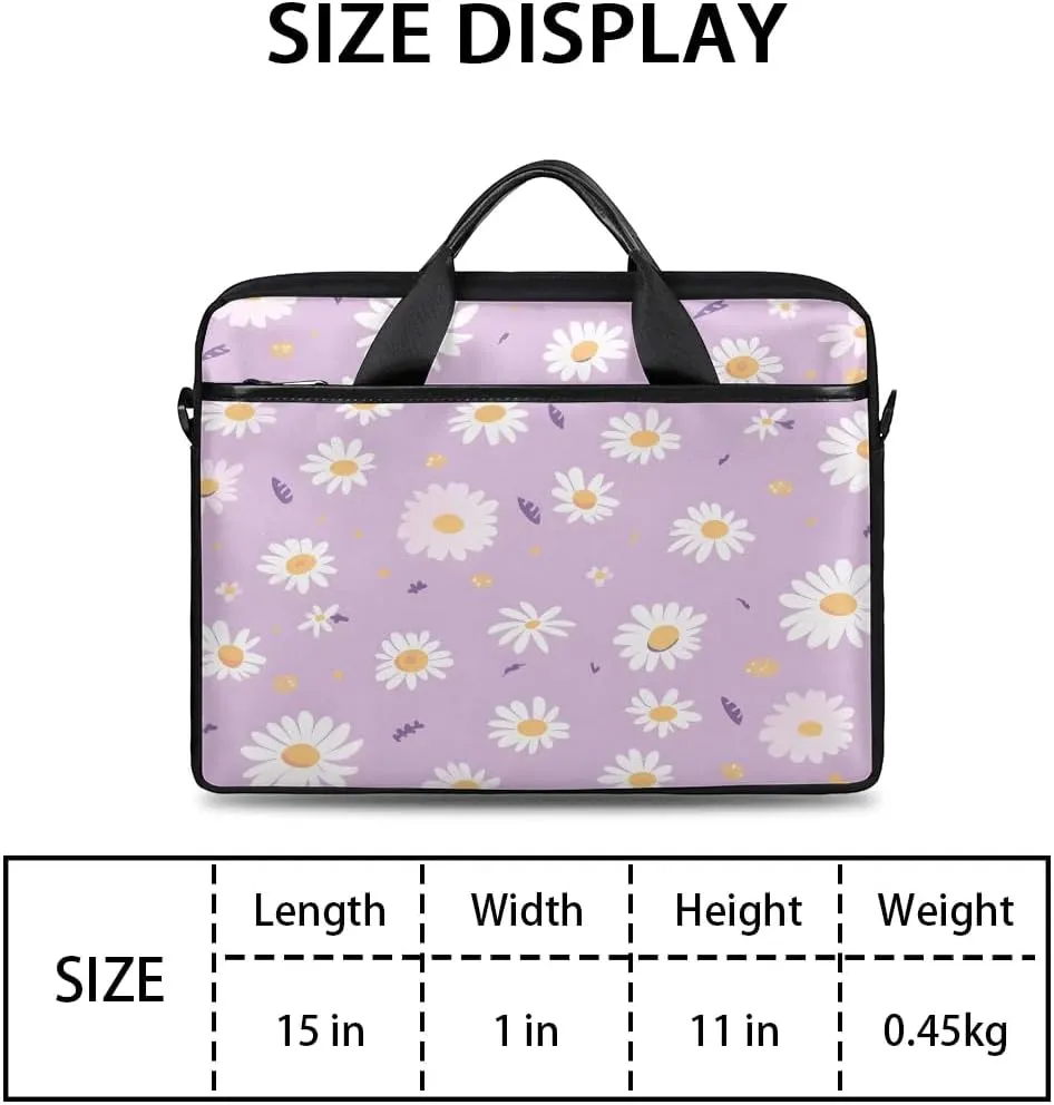 Laptop Shoulder Bag for 13-15 Inch Waterproof Laptop Sleeve Case Bag Slim Computer Carry Case Computer Cases for Laptops