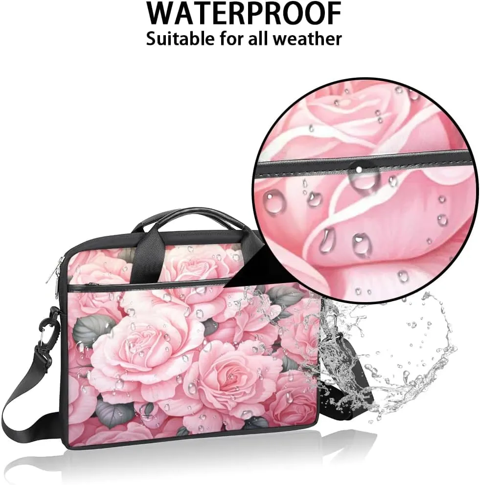 Laptop Shoulder Bag for 13-15 Inch Waterproof Laptop Sleeve Case Bag Slim Computer Carry Case Computer Cases for Laptops