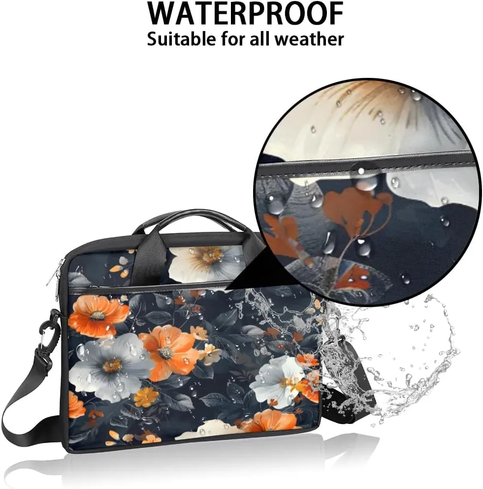 Laptop Shoulder Bag for 13-15 Inch Waterproof Laptop Sleeve Case Bag Slim Computer Carry Case Computer Cases for Laptops
