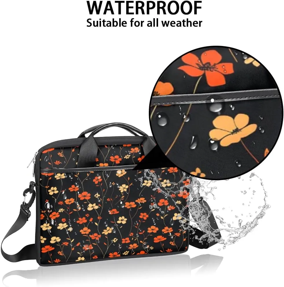 Laptop Shoulder Bag for 13-15 Inch Waterproof Laptop Sleeve Case Bag Slim Computer Carry Case Computer Cases for Laptops