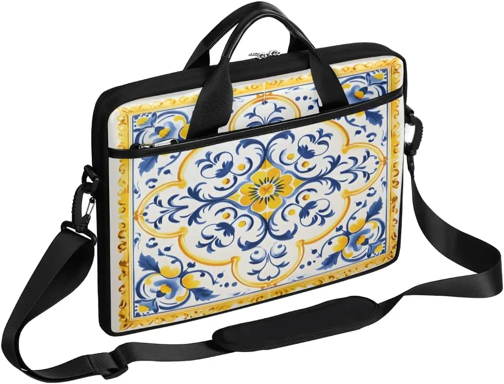 Laptop Shoulder Bag for 13-15 Inch Waterproof Laptop Sleeve Case Bag Slim Computer Carry Case Computer Cases for Laptops