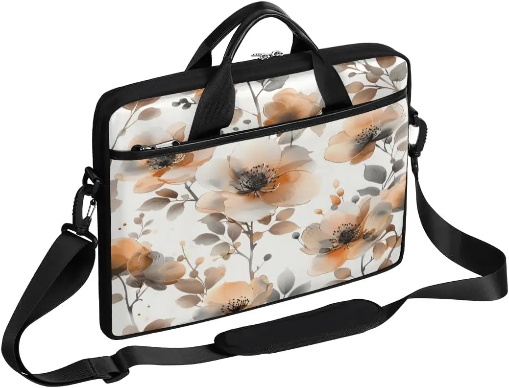 Laptop Shoulder Bag for 13-15 Inch Waterproof Laptop Sleeve Case Bag Slim Computer Carry Case Computer Cases for Laptops