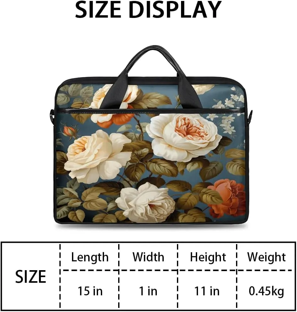 Laptop Shoulder Bag for 13-15 Inch Waterproof Laptop Sleeve Case Bag Slim Computer Carry Case Computer Cases for Laptops
