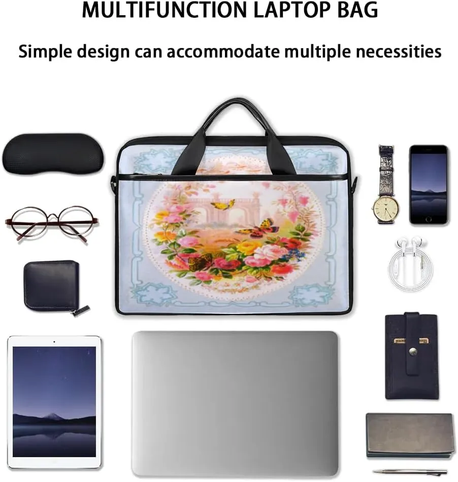 Laptop Shoulder Bag for 13-15 Inch Waterproof Laptop Sleeve Case Bag Slim Computer Carry Case Computer Cases for Laptops