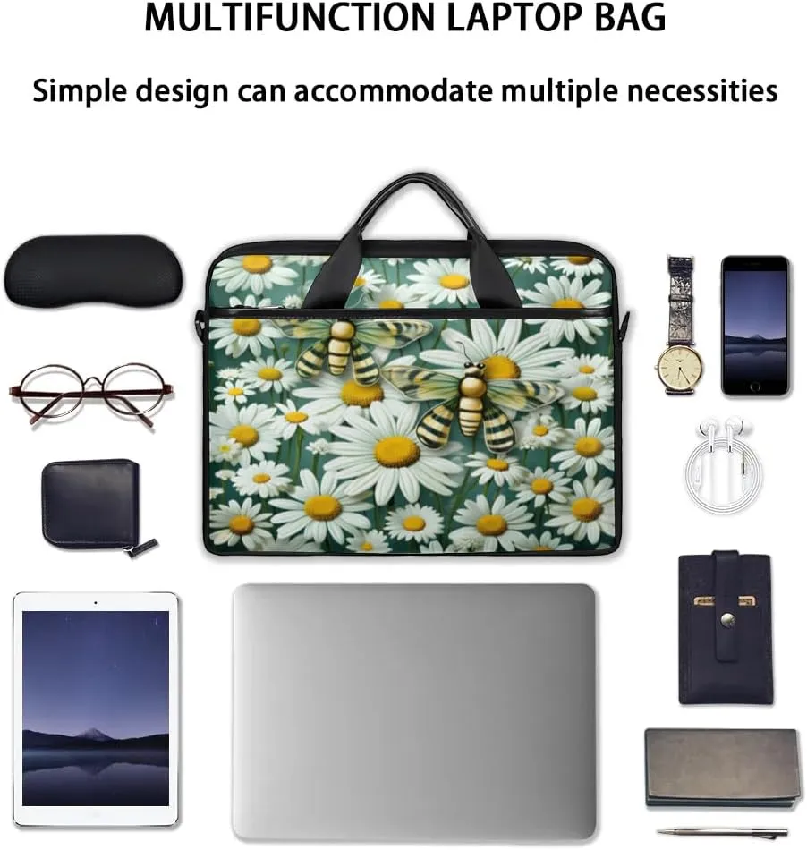 Laptop Shoulder Bag for 13-15 Inch Waterproof Laptop Sleeve Case Bag Slim Computer Carry Case Computer Cases for Laptops