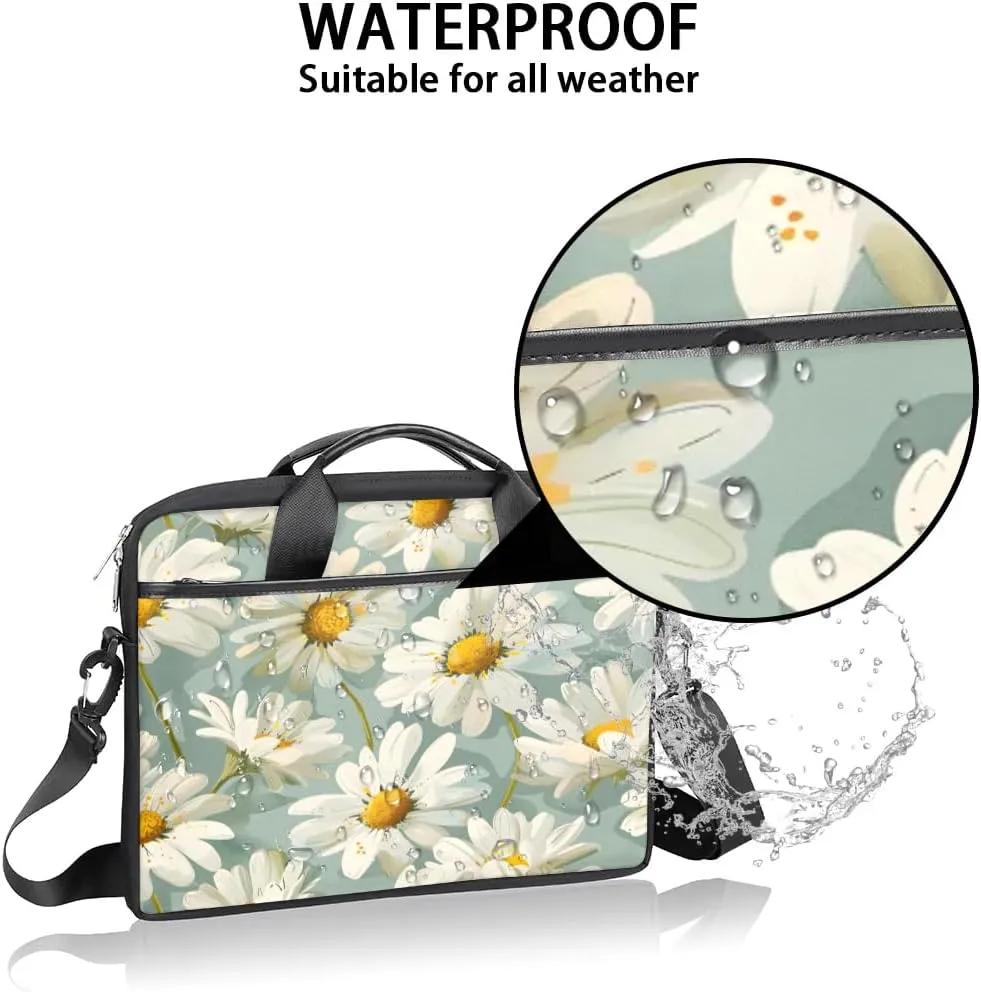Laptop Shoulder Bag for 13-15 Inch Waterproof Laptop Sleeve Case Bag Slim Computer Carry Case Computer Cases for Laptops