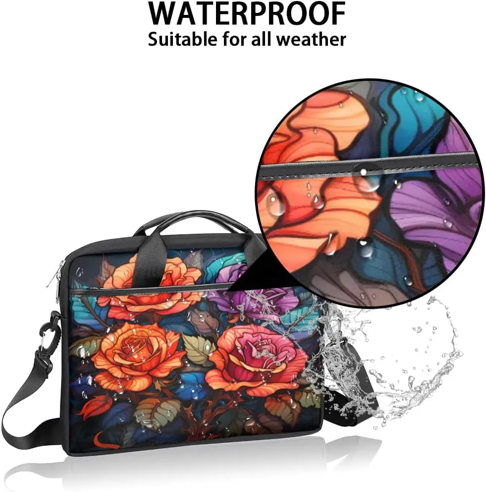 Laptop Shoulder Bag for 13-15 Inch Waterproof Laptop Sleeve Case Bag Slim Computer Carry Case Computer Cases for Laptops