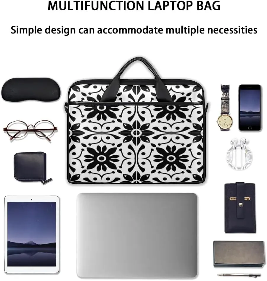 Laptop Shoulder Bag for 13-15 Inch Waterproof Laptop Sleeve Case Bag Slim Computer Carry Case Computer Cases for Laptops