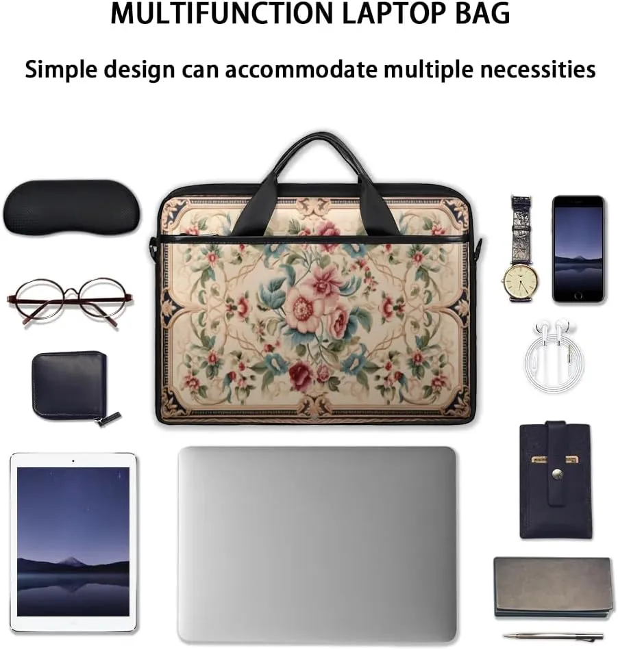 Laptop Shoulder Bag for 13-15 Inch Waterproof Laptop Sleeve Case Bag Slim Computer Carry Case Computer Cases for Laptops